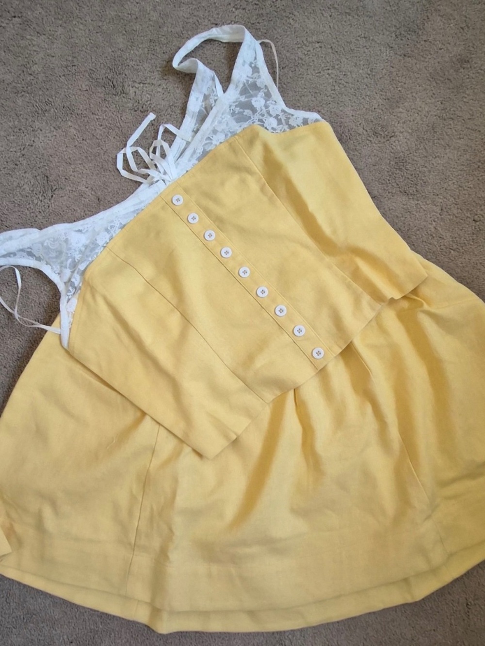 Kimchi Blue Veronica Corset Top + Mini Skirt Set